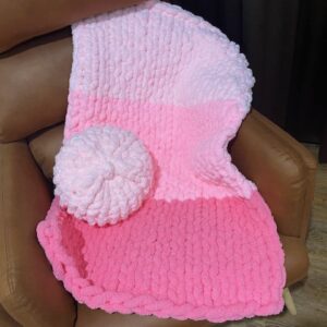 BabyPink, Lolly Pink, Candy Pink BabyBlanket