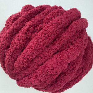 Chunky-Chenille-Yarn-Claret