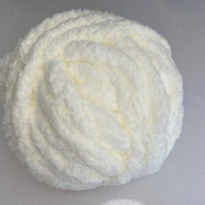 Chunky Chenille Yarn Cream