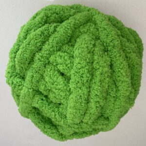 Chunky-Chenille-Yarn-LimeGreen