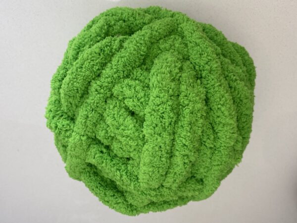 Chunky-Chenille-Yarn-LimeGreen