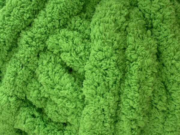 Chunky-Chenille-Yarn-LimeGreen2
