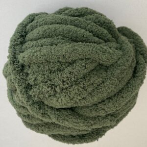 Chunky-Chenille-Yarn-Olive
