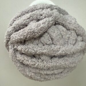 Chunky-Chenille-Yarn-Silver