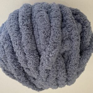 Chunky-Chenille-Yarn-SteelBlue