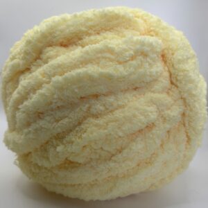 Chunky Chenille Yarn Baby Yellow