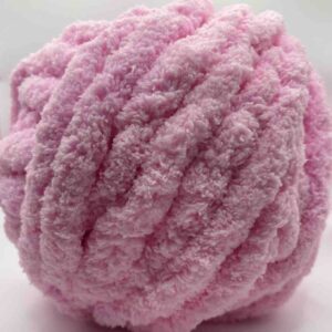 Chunky Chenille Yarn Candy Pink