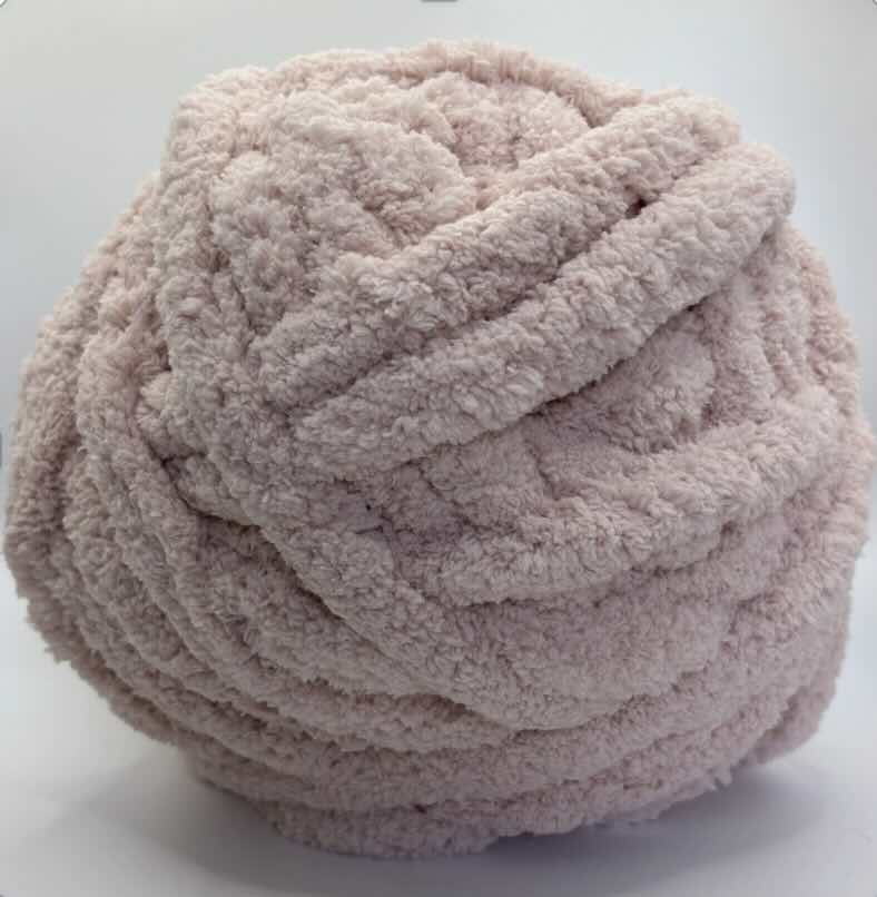 Chunky Chenille Yarn Dusty Pink