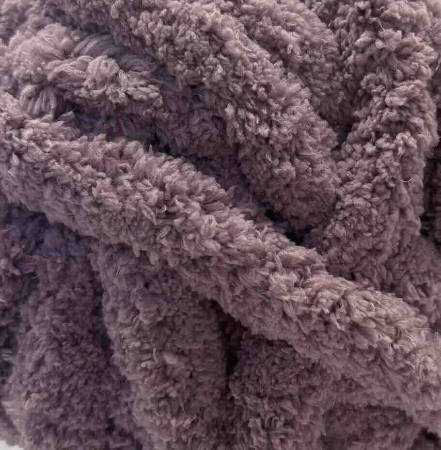 Chunky Chenille Yarn Heather - Image 2