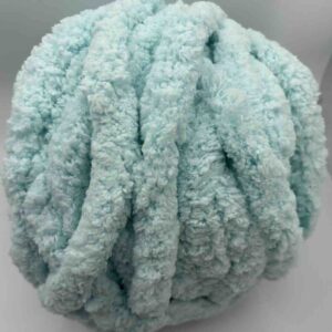 Chunky Chenille Yarn Light Blue