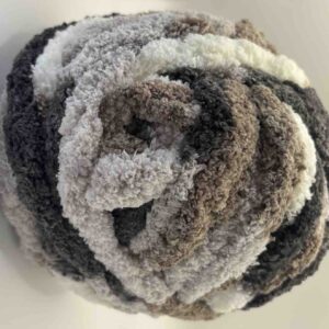 Chunky Chenille Yarn Night Mix